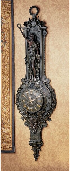 La Liberte Grande Palace Wall Clock Sculpture